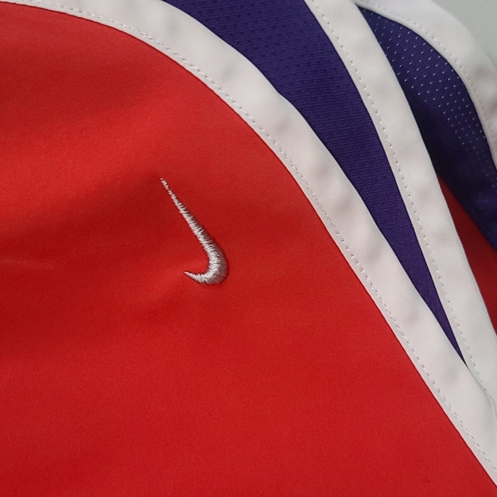 Nike Tempo Dri-Fit Small Running Shorts Red/Purple - Picture 2 of 4